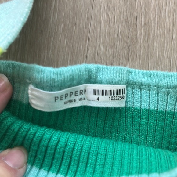 PEPPER-MAYO ALBA KNIT CROP - Picture 6 of 7